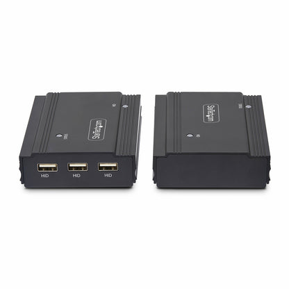 StarTech.com DisplayPort KVM Extender over Fiber Optic, 4K 60Hz, Console Extender KVM Switch
