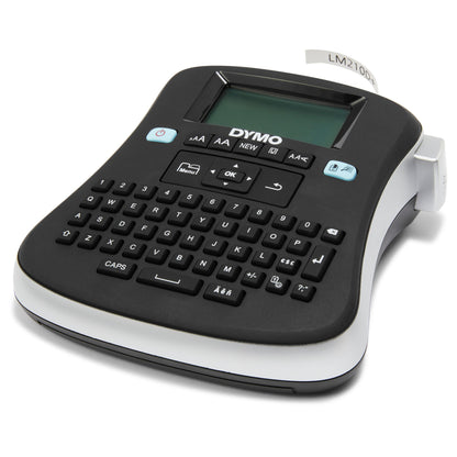 DYMO LabelManager 210D+ Handheld Label Maker Kit | QWERTY Keyboard | with 12mm Black Label Printer