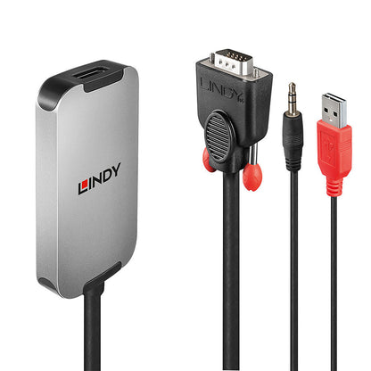 Lindy VGA to DisplayPort 1.2 Converter Cable