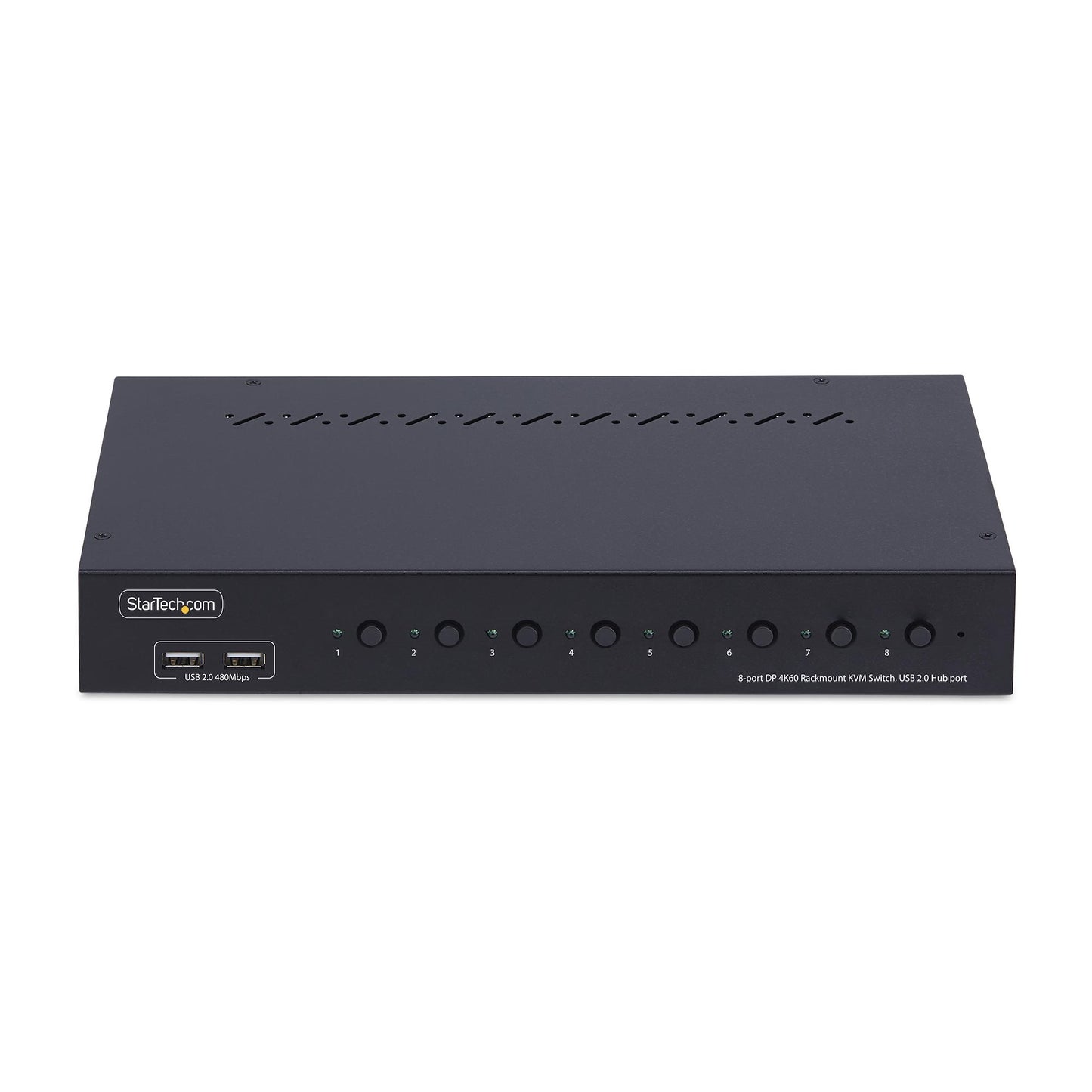 StarTech.com 8-Port DisplayPort KVM Switch with 1U Rack Mount Kit, 4K 60Hz DP 1.2