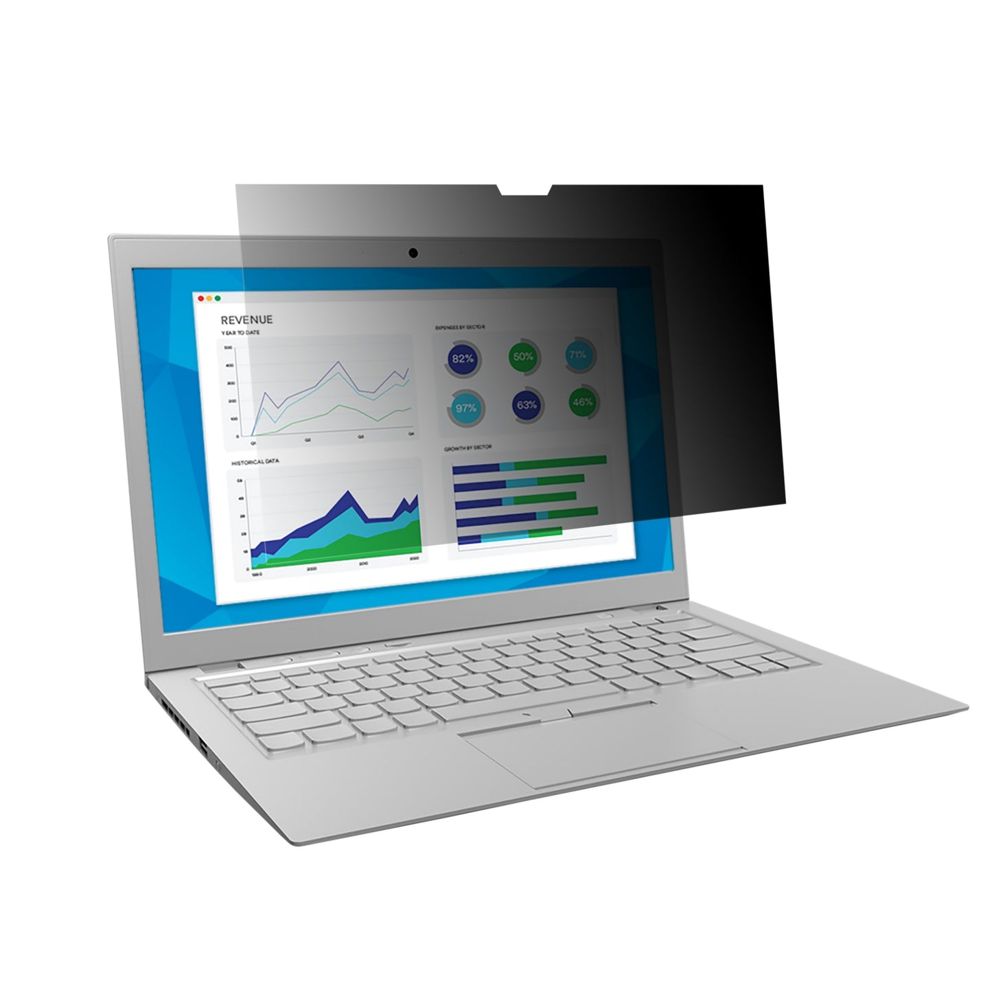 3M Privacy Filter for 15.6in Laptop, 16:9, PF156W9B Privacy Screen