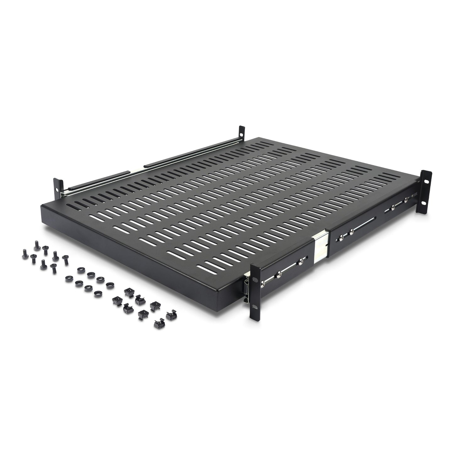 StarTech.com 2U Sliding Server Rack Mount Shelf - 20 to 30in Adjustable Mounting