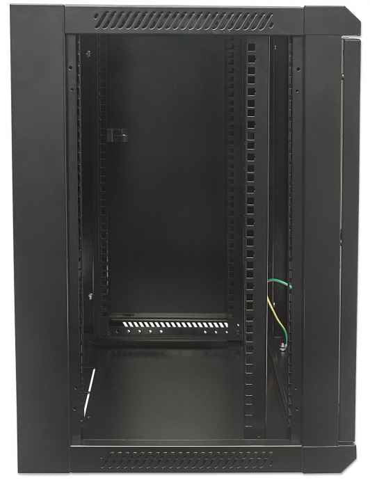 Intellinet 19" Network Cabinet - Wall Mount (Standard), 6U, 450mm Deep, Black Rack