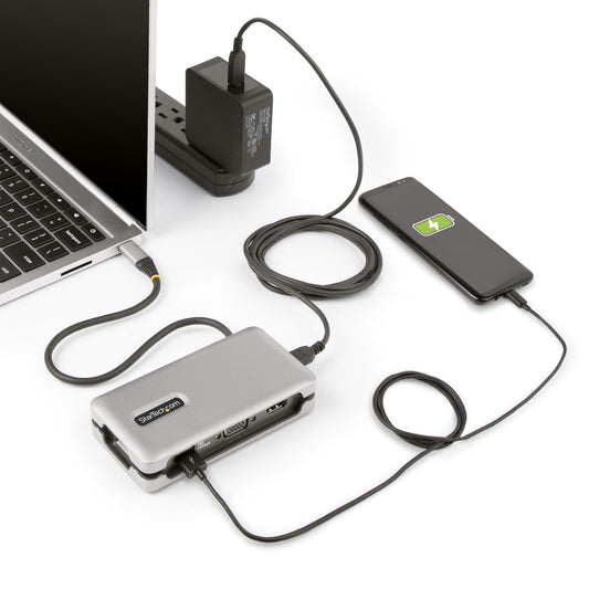 StarTech.com Multiport Adapter HDMI/VGA USB-C Docking Station 100W