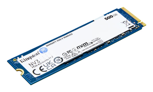 Kingston Technology SNV3S/500G 500GB M.2 NVMe PCIe Gen4 SSD