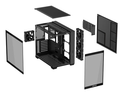 ASUS A32 PLUS Midi Tower Black PC Case