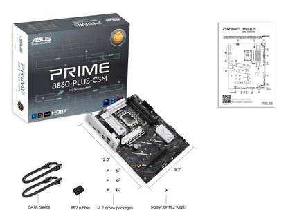 ASUS PRIME B860-PLUS-CSM Intel B860 LGA 1851 (Socket V1) ATX Motherboard