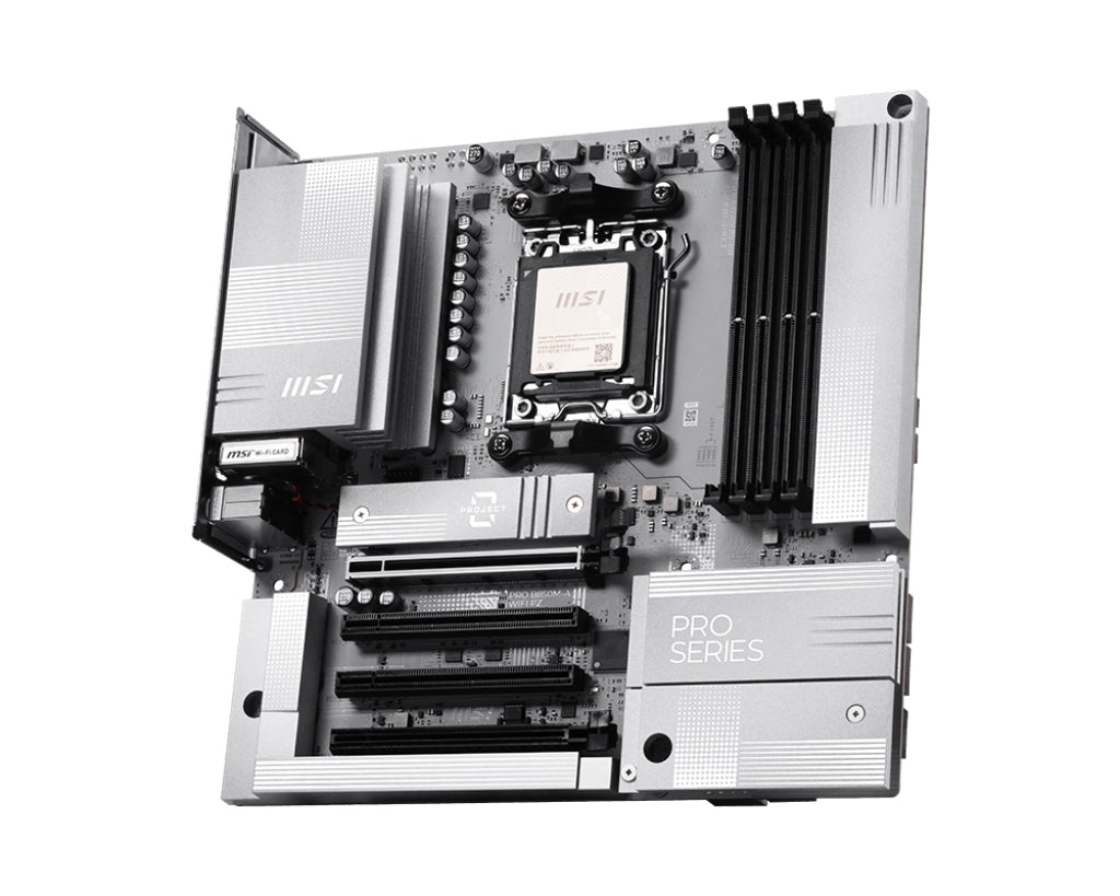 MSI AM5 PRO B850M-A WIFI PZ M-ATX AMD B850 Socket AM5 micro ATX Motherboard