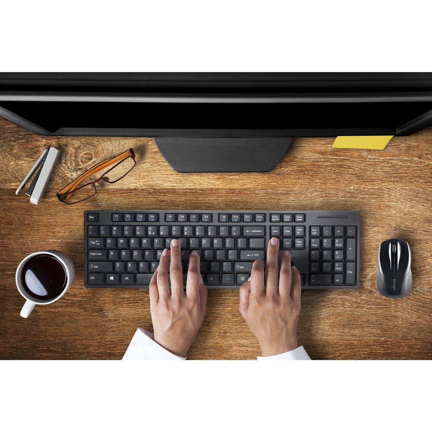 Kensington Pro Fit Low-Profile Wireless Keyboard & Mouse Combo