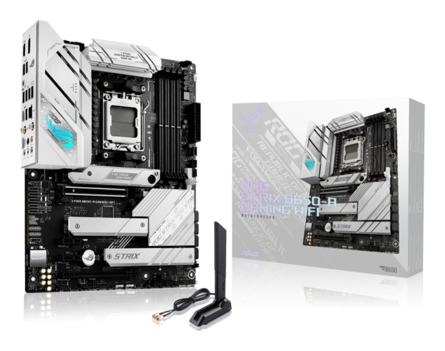 ASUS ROG STRIX B650-A GAMING WIFI AMD B650 Socket AM5 ATX Motherboard