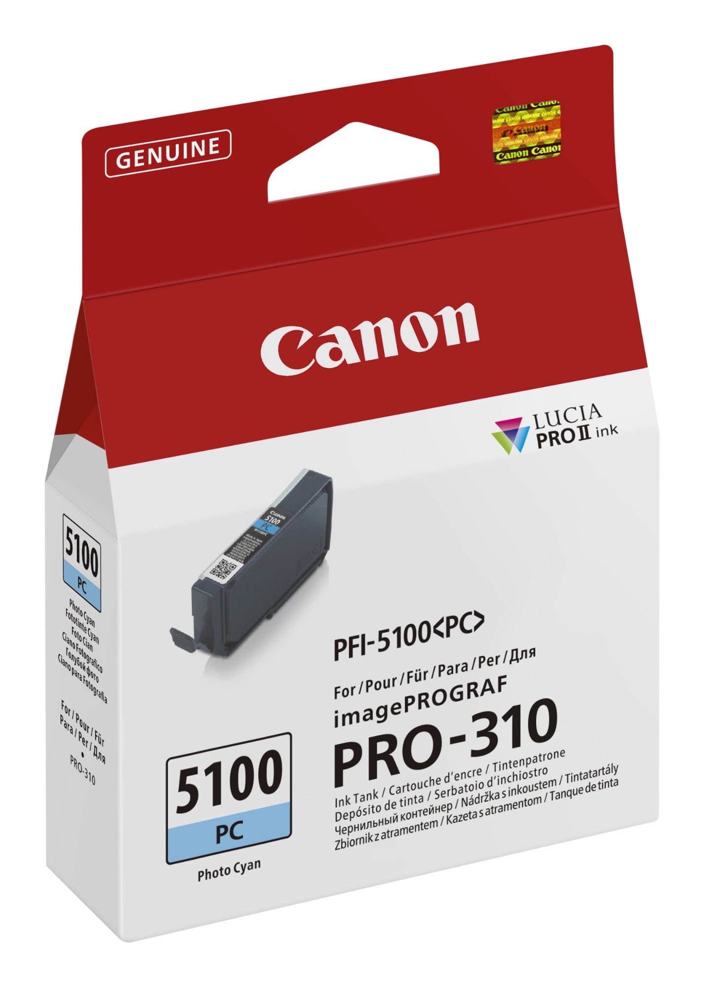 Canon 6956C001/PFI-5100PC Cyan Ink Cartridge (Canon IPF PRO-310)