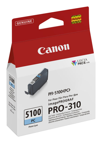 Canon 6956C001/PFI-5100PC Cyan Ink Cartridge (Canon IPF PRO-310)