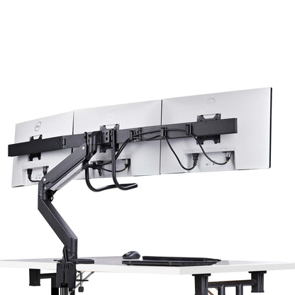 StarTech.com Desk Mount Triple Monitor Arm with Crossbar For Up To Three 27in