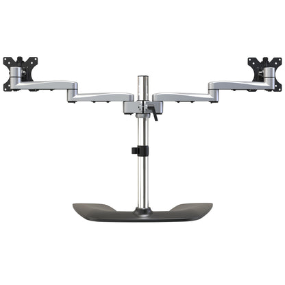 StarTech.com Dual Monitor Stand - Ergonomic Desktop Monitor Stand for up to 32" Mount