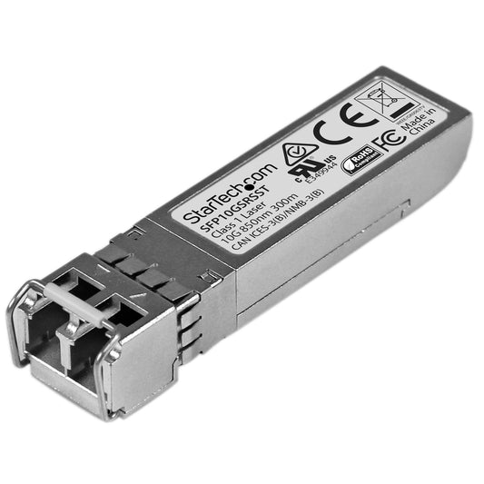 StarTech.com Cisco SFP-10G-SR-S Compatible SFP+ Module - 10GBASE-SR - 10GbE Multimode Fiber MMF Optic Transceiver - 10GE Gigabit Ethernet SFP+ - LC 300m - 850nm - DDM Cisco Firepower, ASR9000, C9300 Networking