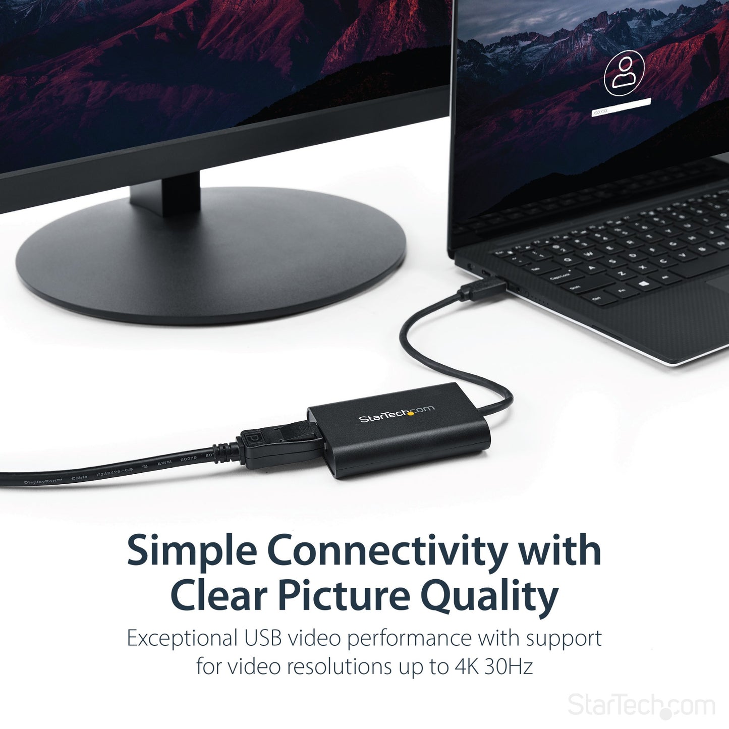 StarTech.com USB 3.0 to DisplayPort Adapter, USB DP Monitor Converter for Windows Hub