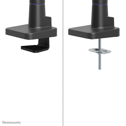 Neomounts DS70-256BL1 Gaming monitor arm 24-57" - gas spring - Topfix - 180°-stop