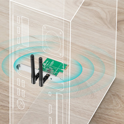 TP-LINK TL-WN881ND network card Internal WLAN 300 Mbit/s Network Adapter