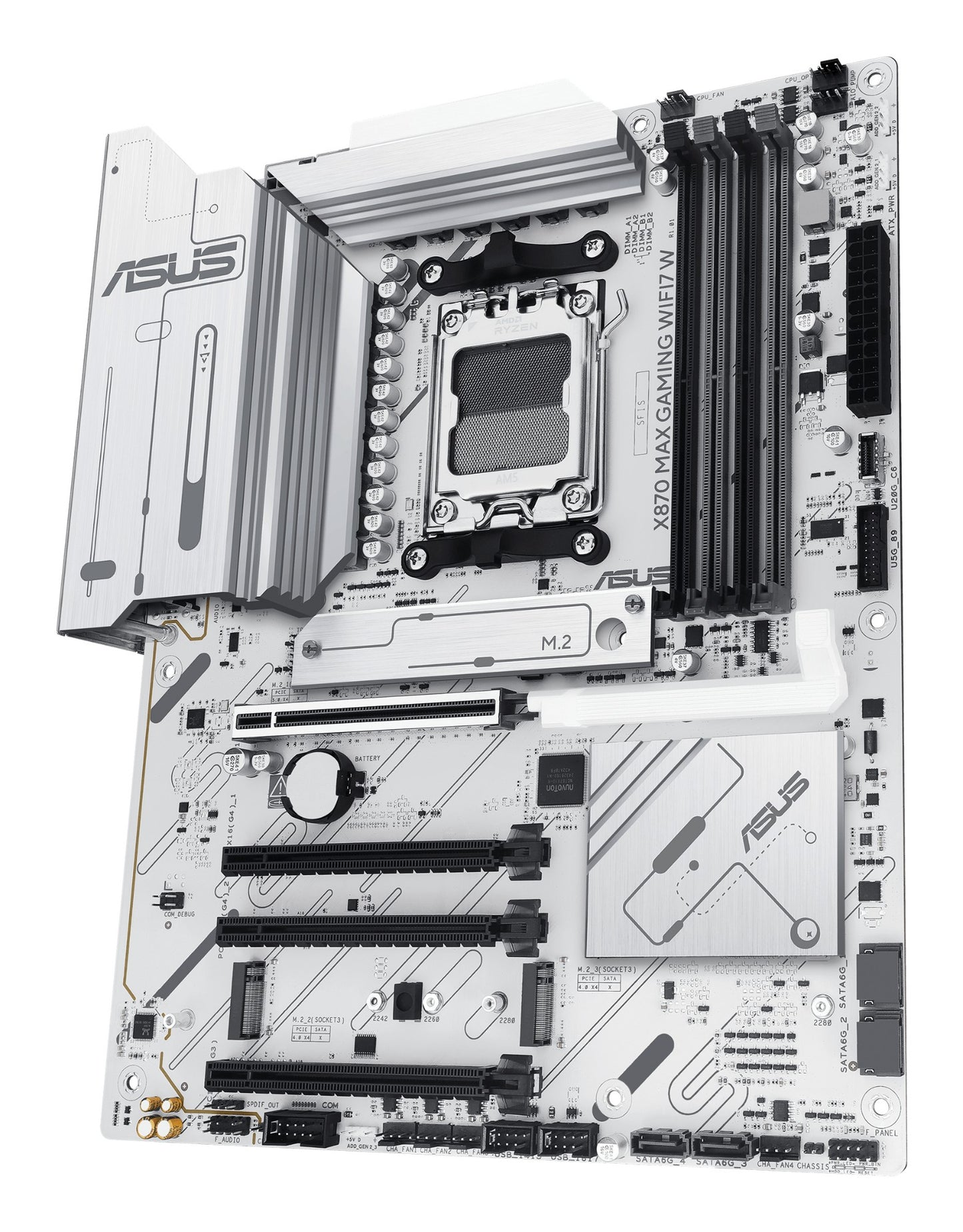 ASUS X870 MAX GAMING WIFI7 W AMD X870 Socket AM5 ATX Motherboard