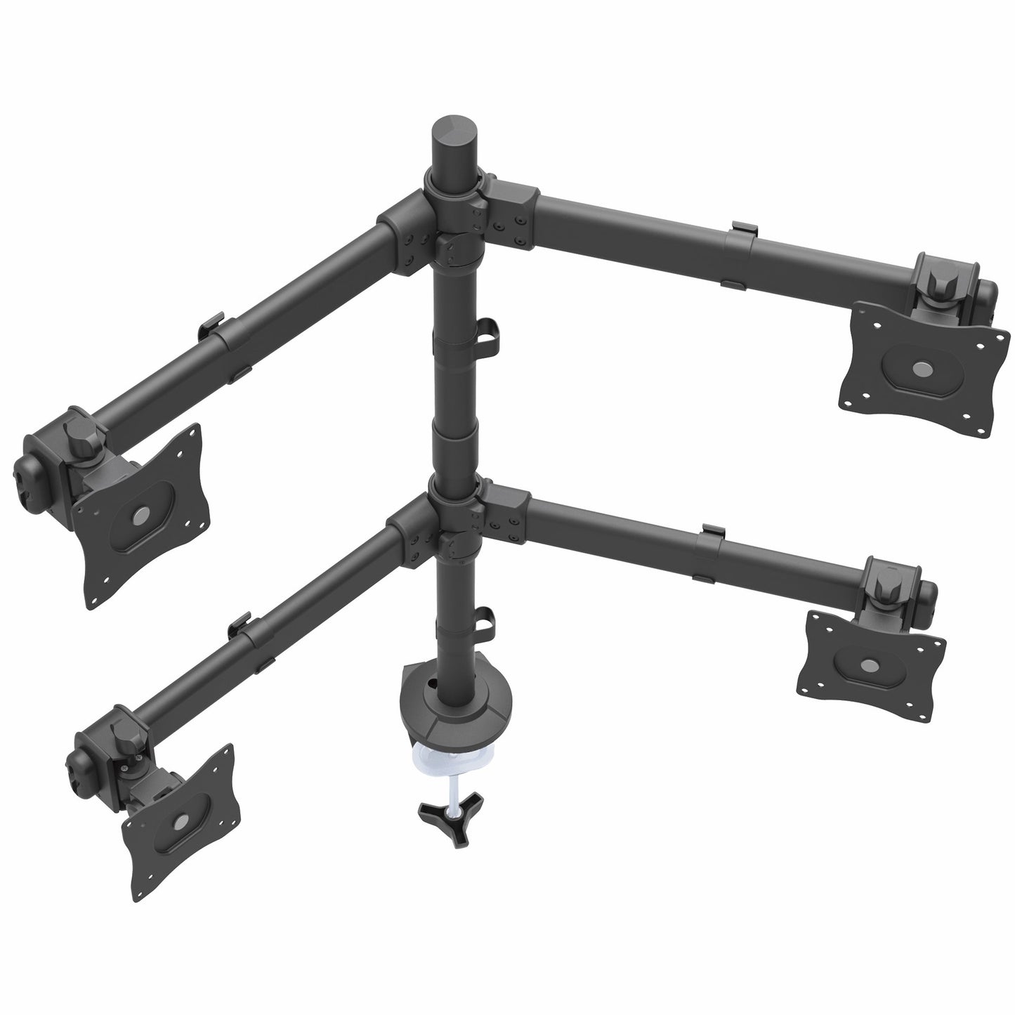 StarTech.com Desk Mount Quad Monitor Arm - Ergonomic VESA 4 Monitor Mount 2x2 up to