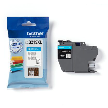 Brother LC-3219XLC Cyan Ink Cartridge (1.5K pages, Brother MFC-J 5330)