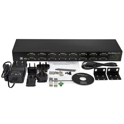 StarTech.com 16-Port USB-to-Serial Adapter Hub - TAA