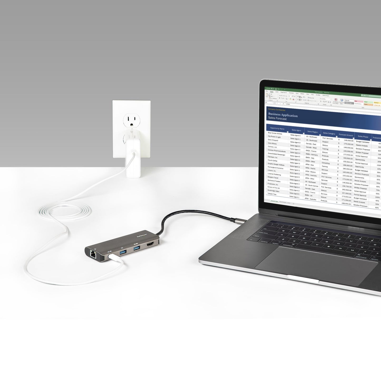 StarTech.com Multiport Adapter 10Gbps USB-C Docking Station 100W