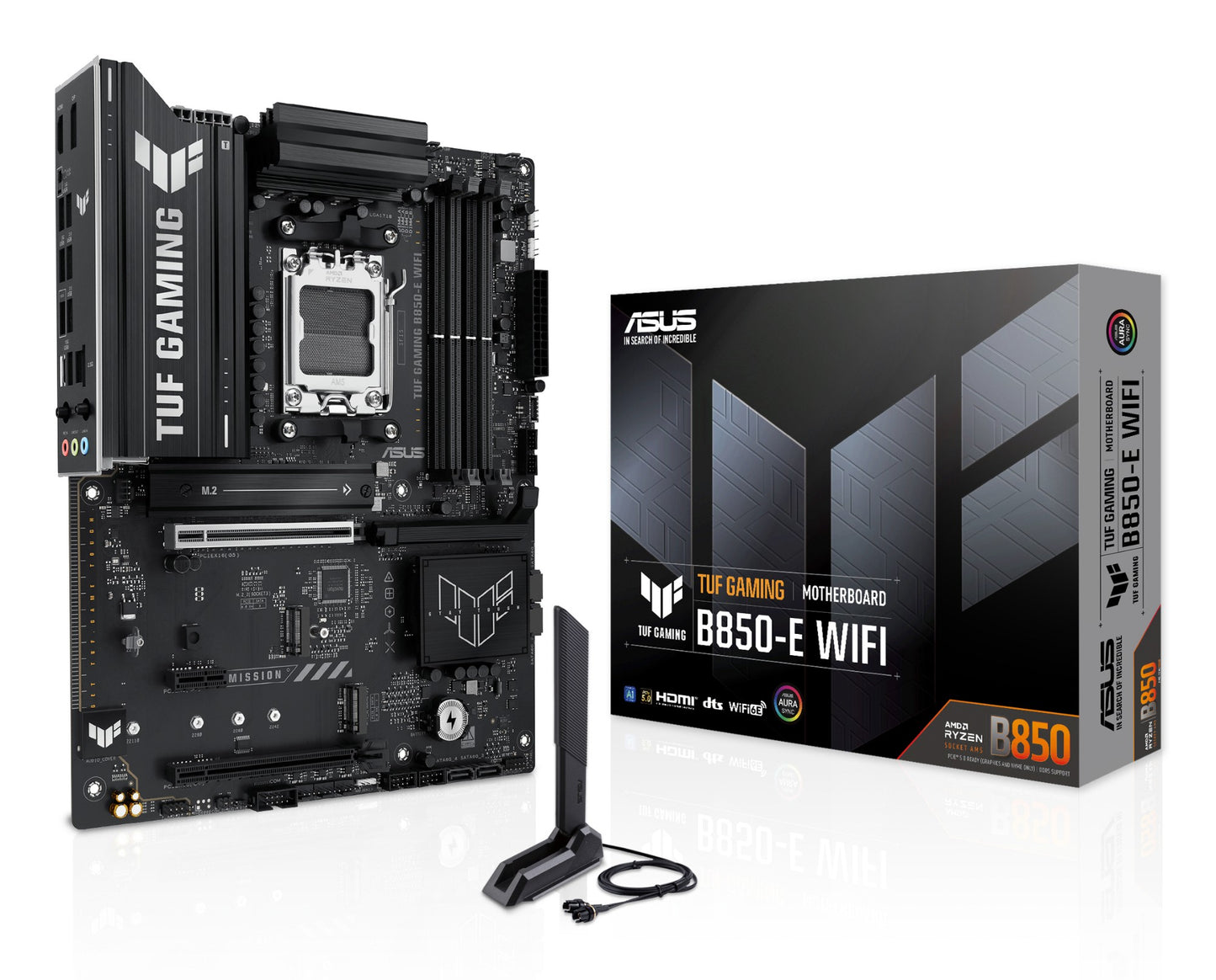 ASUS TUF GAMING B850-E WIFI AMD B850 Socket AM5 ATX Motherboard