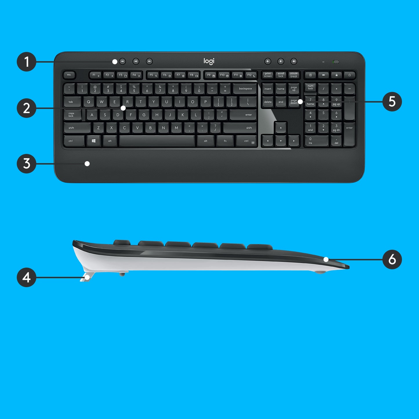 Logitech MK540 Advanced Wireless Keyboard & Mouse Combo