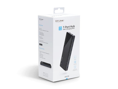 TP-LINK UH720 interface hub USB 3.2 Gen 1 (3.1 Gen 1) Micro-B 5000 Mbit/s Black