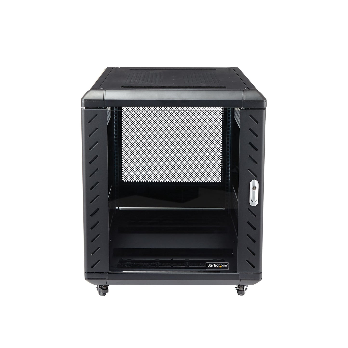 StarTech.com 12U Enterprise-Grade Flat Pack Server Rack Cabinet, 19in Enclosed