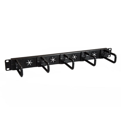 StarTech.com 1U 19" Cable Management Organizer - D Ring Hook Network/Server Rack