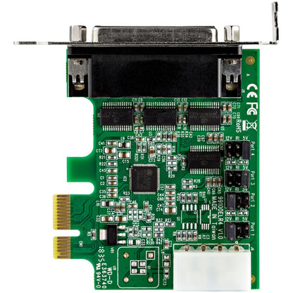 StarTech.com 4-port PCI Express RS232 Serial Adapter Card - PCIe RS232 Serial Host Hub (4S953LP)