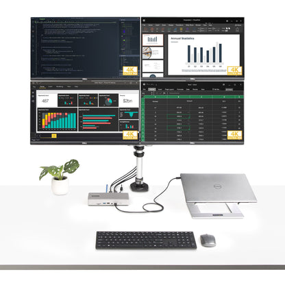 StarTech.com Universal USB4 & Thunderbolt 4 Docking Station 100W