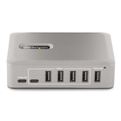 StarTech.com 10-Port USB-C Hub - 8x USB-A/2x USB-C - Self-Powered w/65W Power Supply