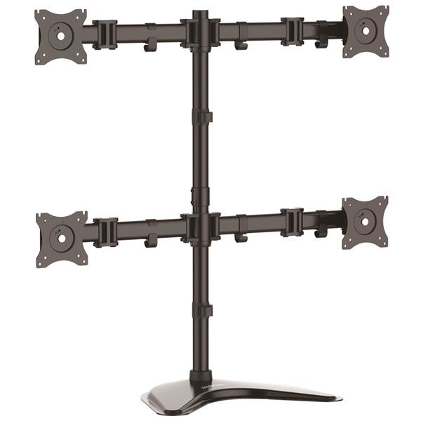 StarTech.com Quad-Monitor Desktop Stand - Articulating - For up to 27" (17.6lb/8kg) Mount