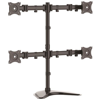 StarTech.com Quad-Monitor Desktop Stand - Articulating - For up to 27" (17.6lb/8kg) Mount