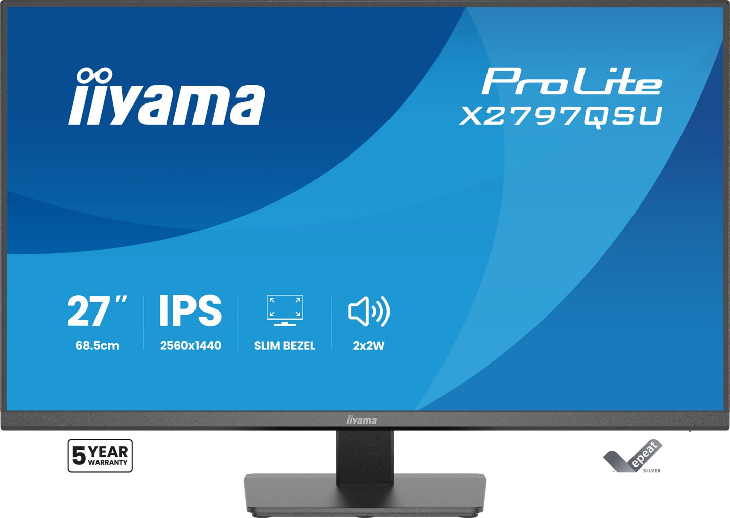 iiyama ProLite X2797QSU-B1 27" QHD IPS Monitor