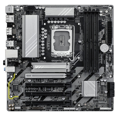 Gigabyte B860M DS3H WIFI6E Motherboard - Intel Core Ultra Series CPUs, 5+1+2+1