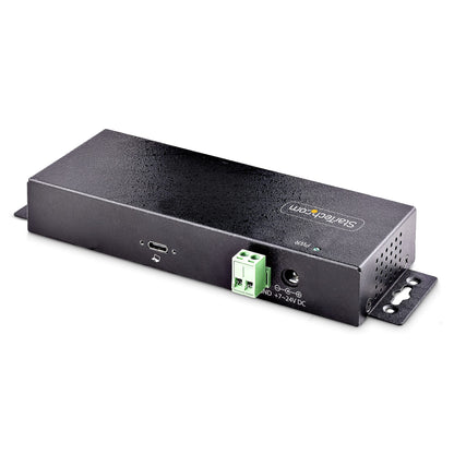 StarTech.com 7-Port Industrial USB 10Gbps Hub with Power Adapter, Metal, Mountable