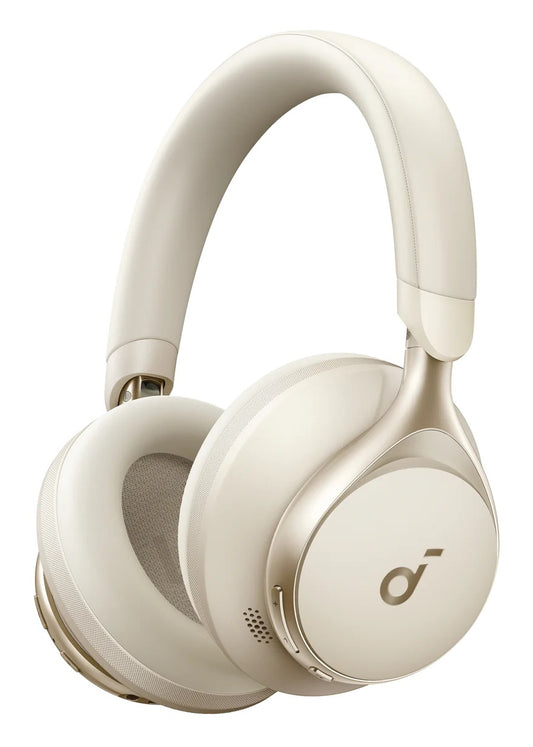 SoundCore Space One Headset Wired & Wireless Head-band Calls/Music Bluetooth Cream