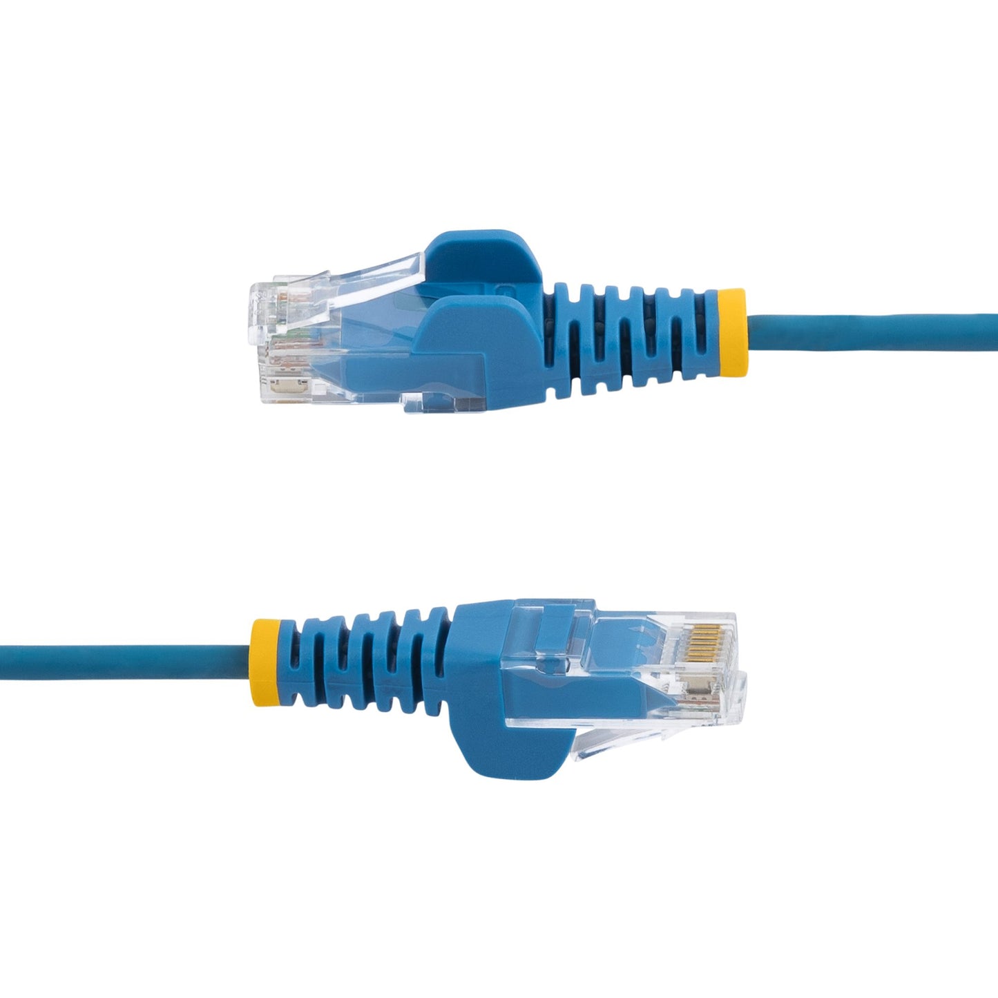 StarTech.com 15m Blue Slim CAT6 Ethernet Cable, Snagless, 100W PoE, UTP, LSZH, 28AWG