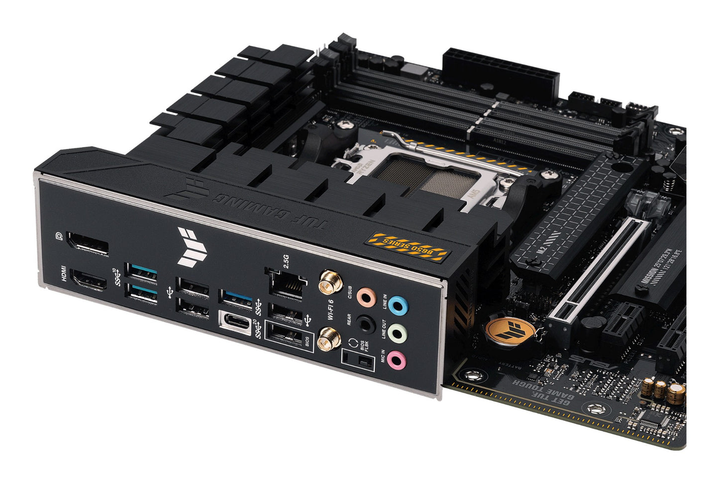 ASUS TUF GAMING B650M-PLUS WIFI AMD B650 Socket AM5 micro ATX Motherboard