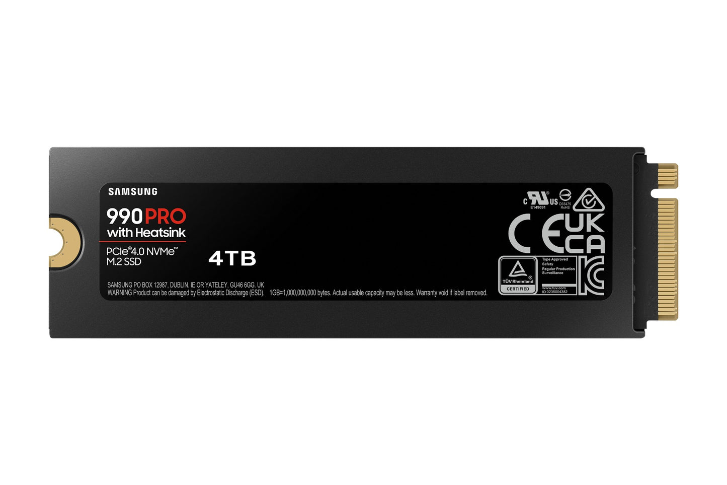Samsung MZ-V9P4T0CW 4TB M.2 NVMe PCIe Gen4 SSD