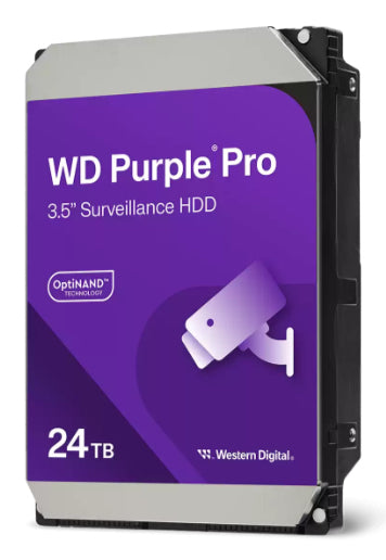 Western Digital Purple Pro 24TB 3.5" SATA 7200 RPM Surveillance HDD