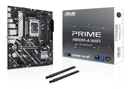 ASUS PRIME H810M-A WIFI Intel H810 LGA 1851 (Socket V1) micro ATX Motherboard