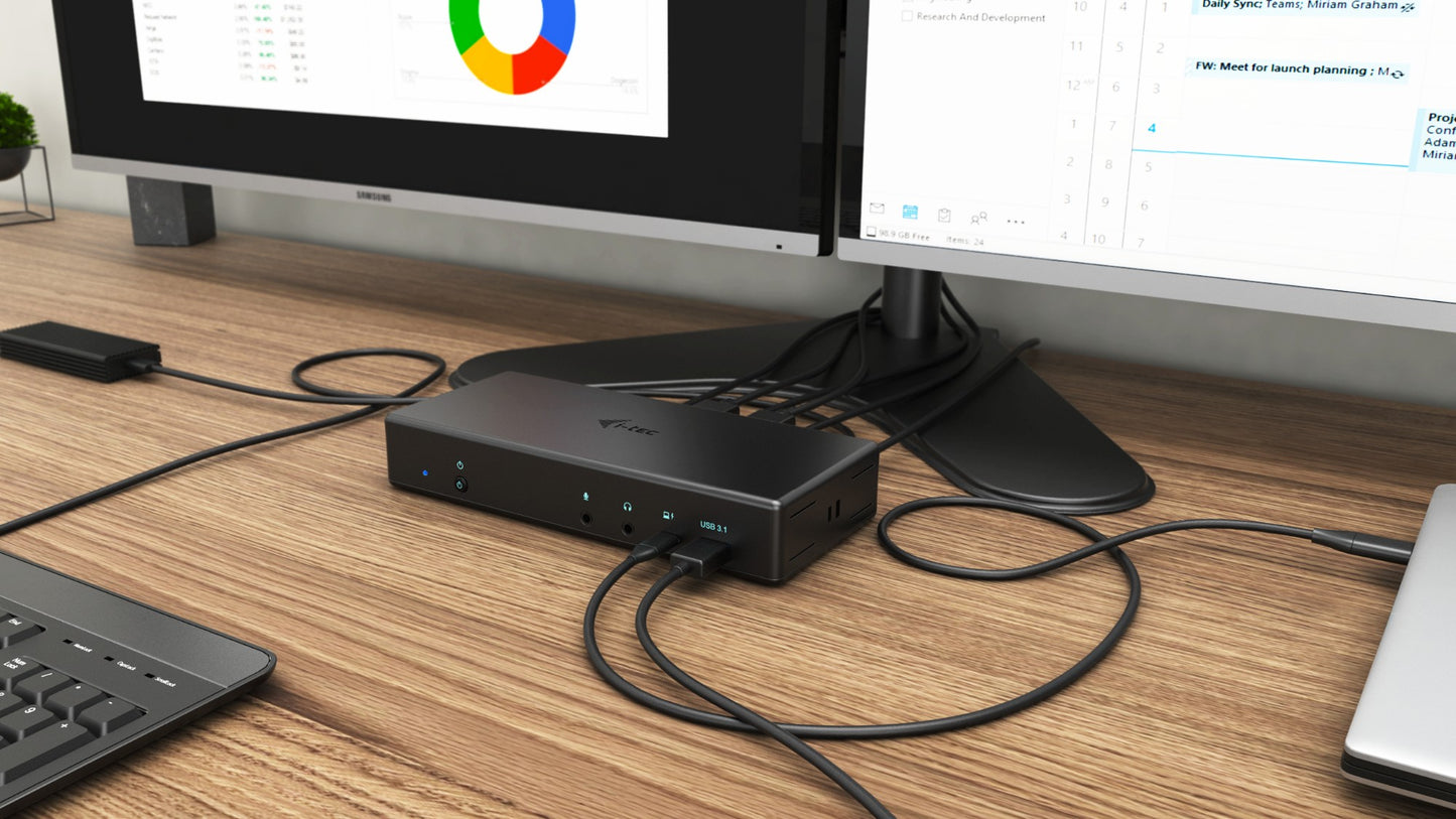 i-tec Quattro Display Power USB-C Docking Station 85W