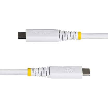 StarTech.com 1m (3ft) USB4 Cable, 40Gbps, USB-IF Certified USB-C Cable, 240W PD, 8K (White)