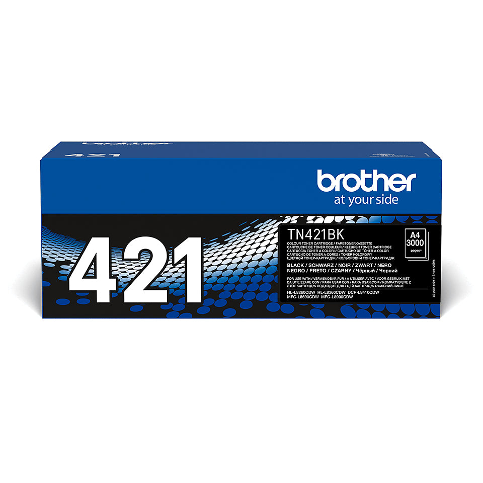 Brother TN-421BK Black Toner Cartridge (3K pages)