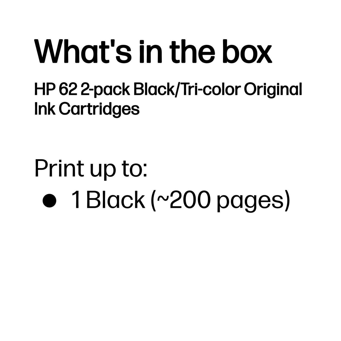 HP N9J71AE/62 Black Ink Cartridge (HP Envy 5640)